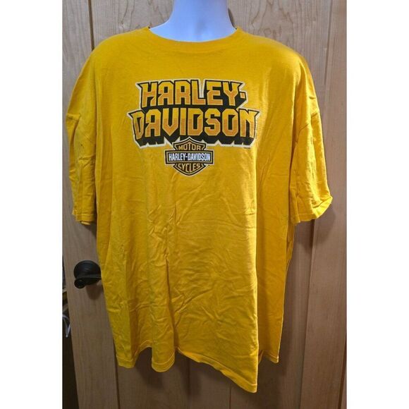 Harley-Davidson El Paso Texas  Bar and Sheild Gold T-Shirt 3XL - Picture 3 of 7